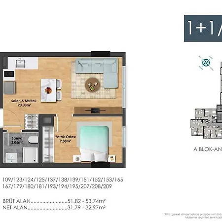 Comfy Modern 1br W/ Parking & Gym #193 Daire İstanbul